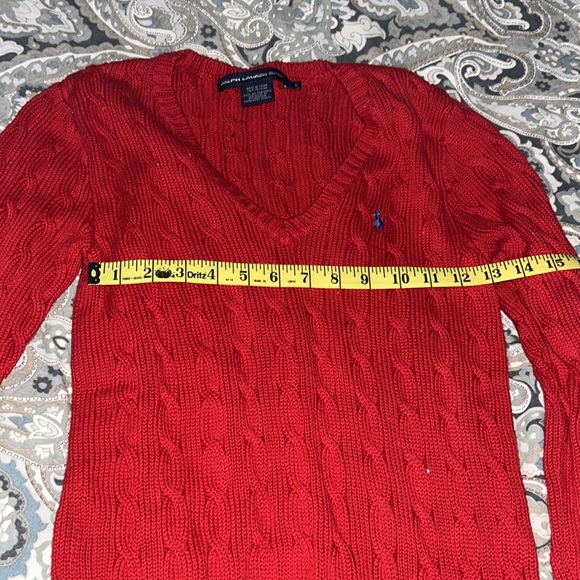Red Ralph Lauren sweater - Picture 5 of 6